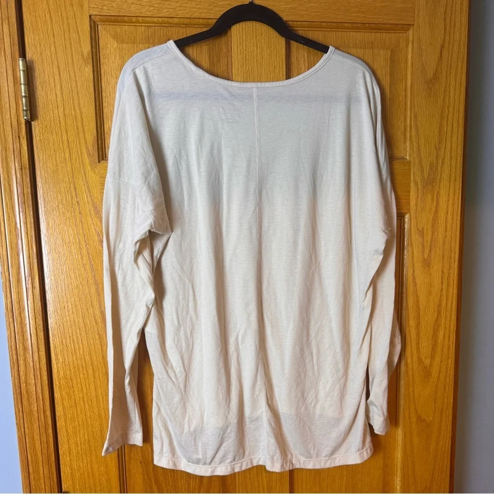 Nike Women's Cream Long Sleeve Tee